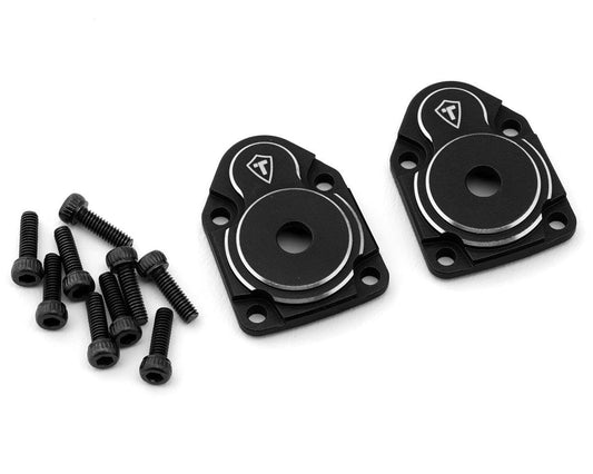 Treal Hobby Axial UTB18 Aluminum Portal Covers (Black) (2) (TLHTUTB18-02)