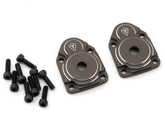 Treal Hobby Axial UTB18 Aluminum Portal Covers (Titanium) (2) (TLHTUTB18-06)