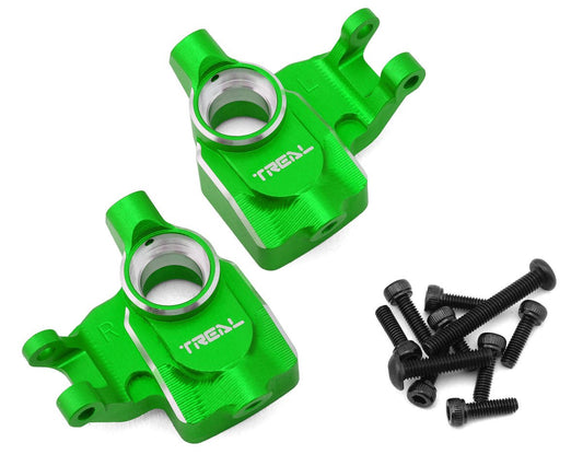 Treal Hobby Axial UTB18 Aluminum Steering Knuckles/Portal Covers (Green) (2) (TLHTUTB18-24)