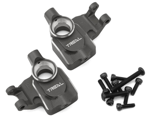 Treal Hobby Axial UTB18 Aluminum Steering Knuckles/Portal Covers (Titanium) (2) (TLHTUTB18-27)