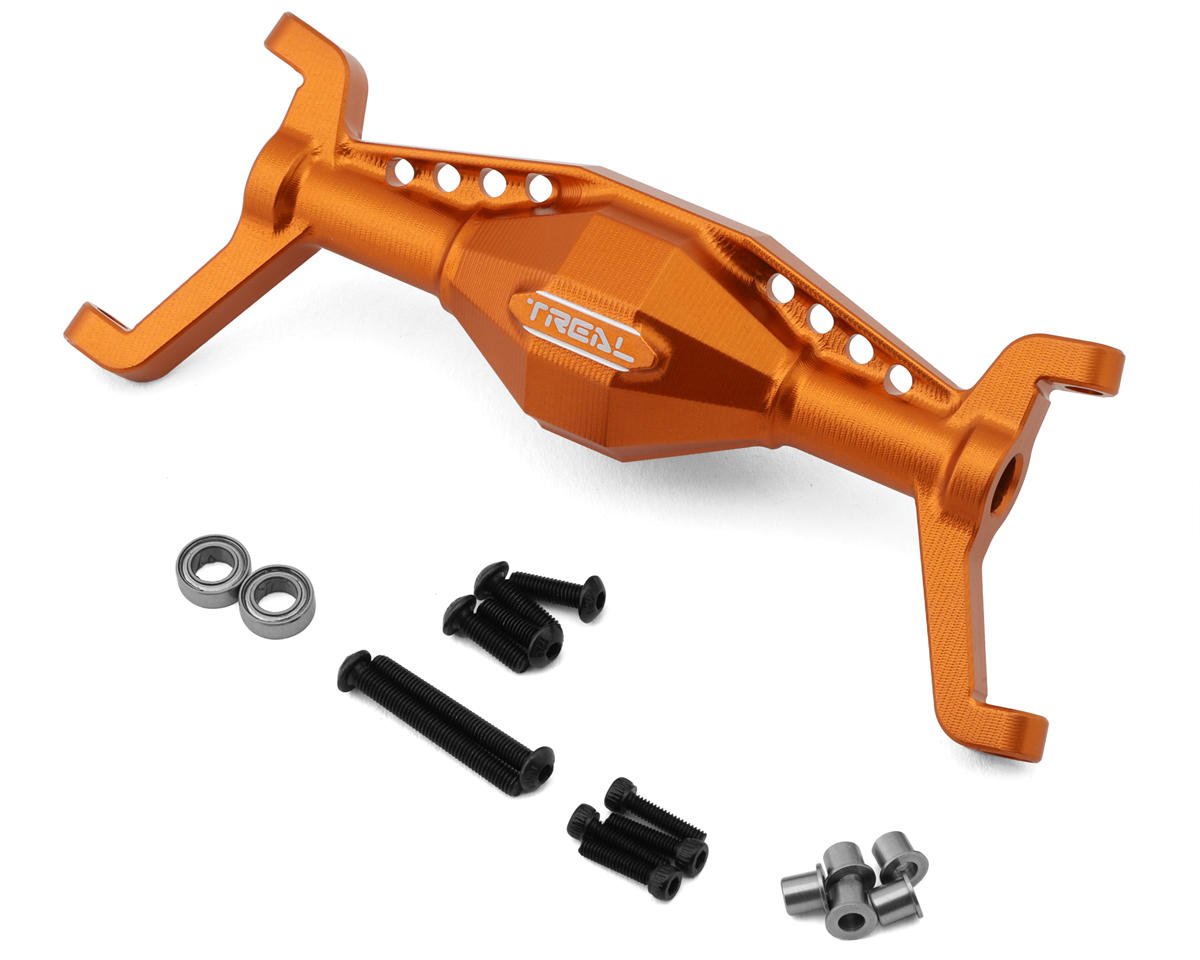 Treal Hobby Axial UTB18 Aluminum Front Axle Housing (Orange) (TLHTUTB18-29)