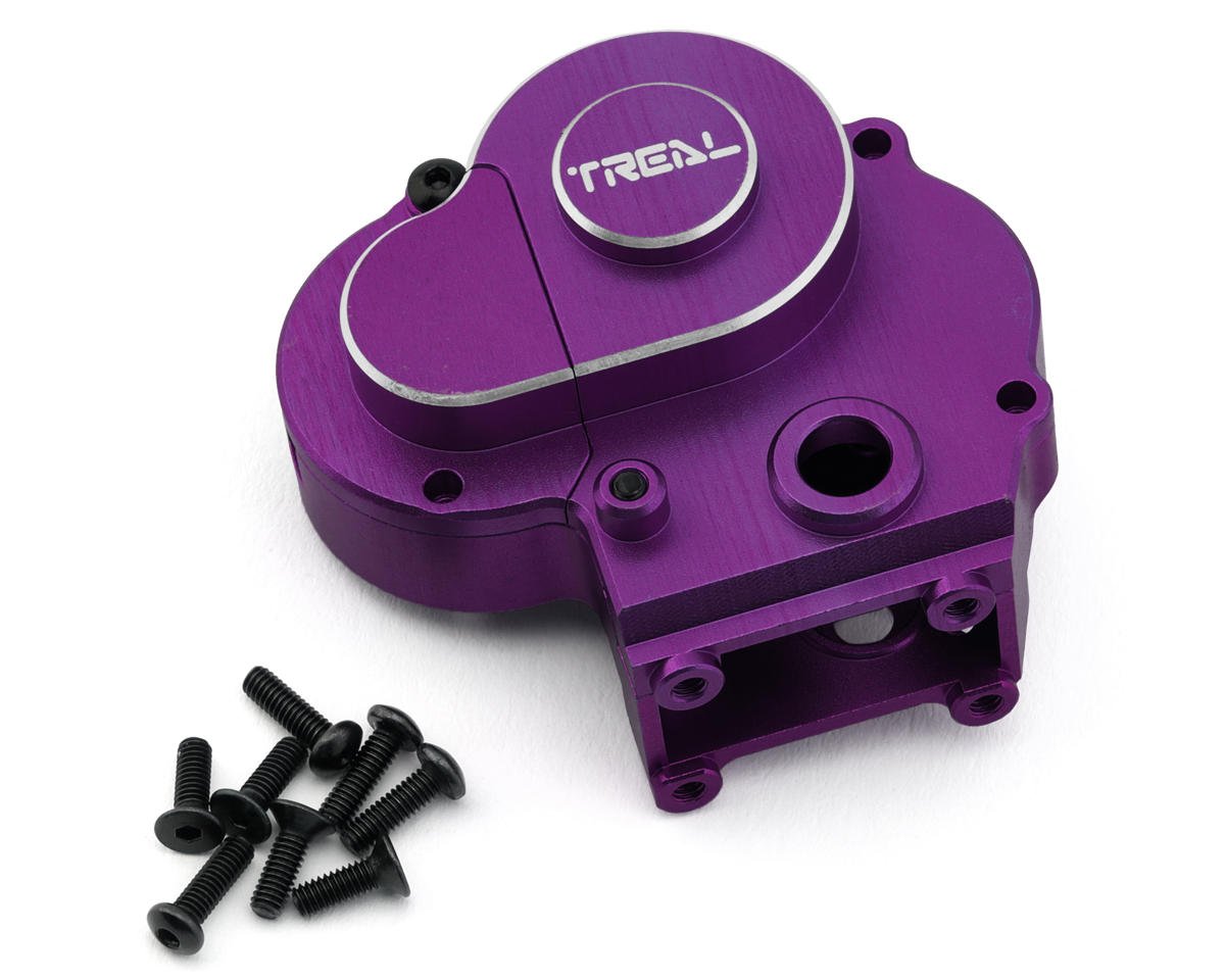 Treal Hobby Axial UTB18 Aluminum Transmission Housing Set (Purple) (TLHTUTB18-46)