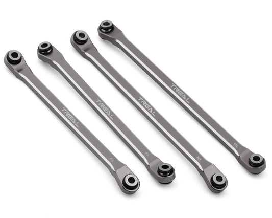 Treal Hobby Axial UTB18 Aluminum Lower Chassis 4-Link Upgrade Set (Titanium) (TLHTUTB18-57)
