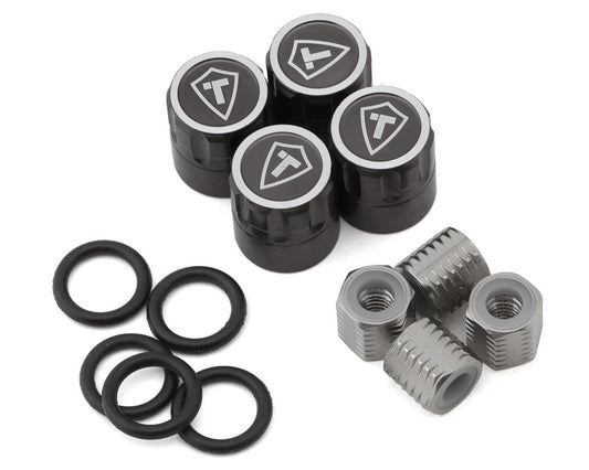 Treal Hobby 1.9" Scale 4mm Wheel Center Caps (Titanium) (4) (TLHTWHEEL-112)