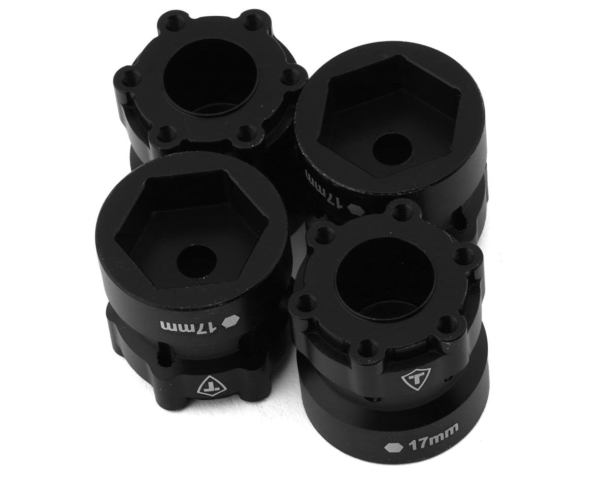 Treal Hobby 2.6" Monster Truck Wheel 17mm Hex Adapters (Black) (4) (TLHTWHEEL-155)
