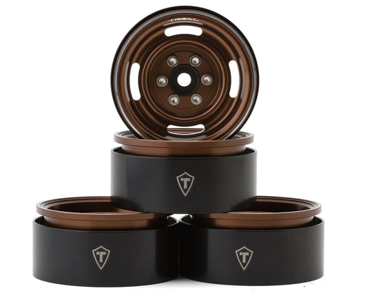 Treal Hobby Type P 1.9" Heavy Duty Vintage Style Wheels (Bronze) (4) (127.3g) (TLHTWHEEL-163)