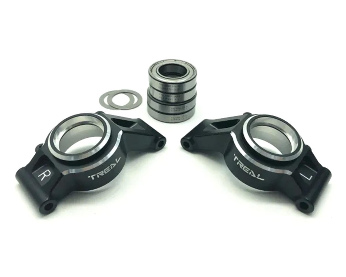 Treal Hobby 7075 Aluminum Rear Hub Set for Traxxas¨ X-Maxx¨ (Black) (2) (TLHTXMAXX-07)