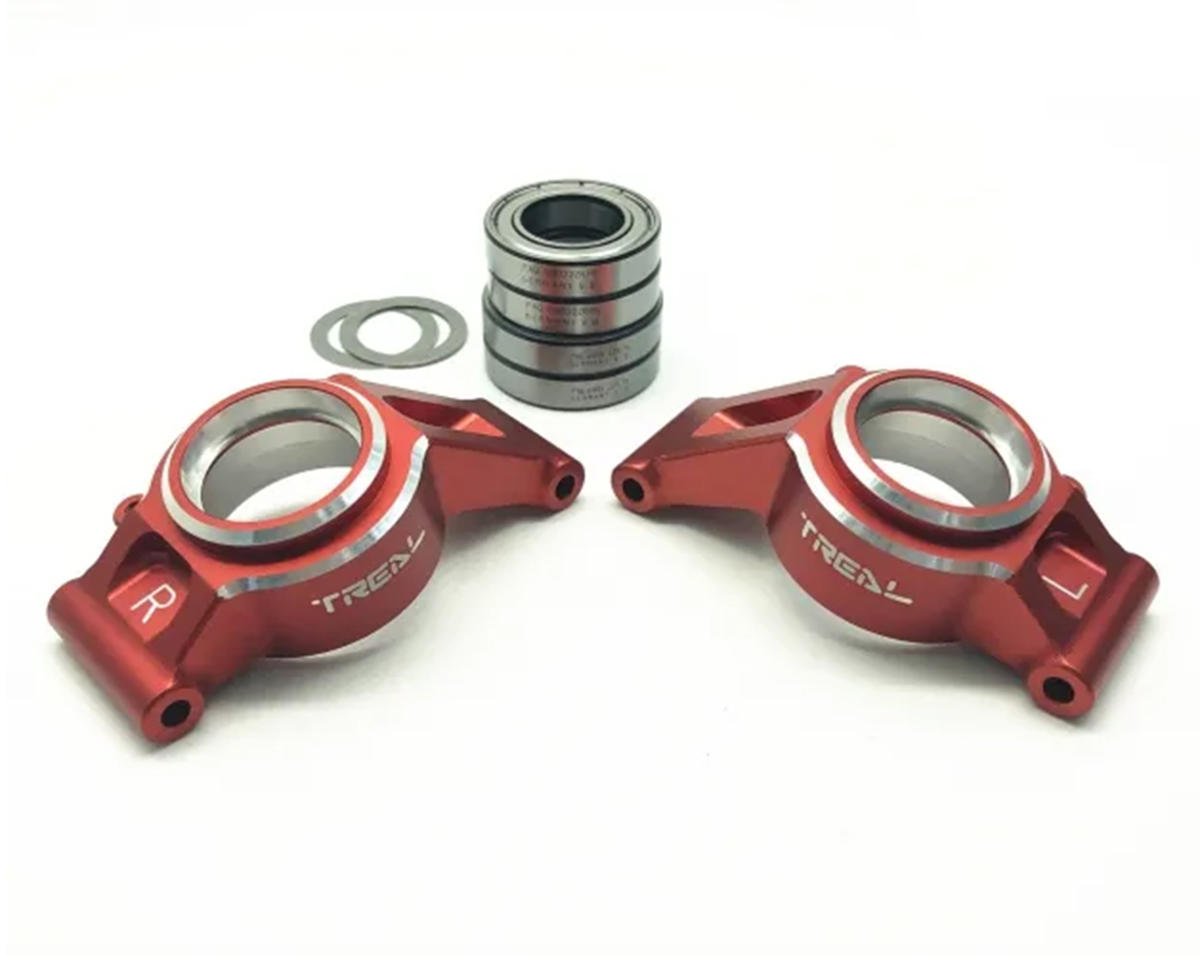 Treal Hobby 7075 Aluminum Rear Hub Set for Traxxas¨ X-Maxx¨ (Red) (2) (TLHTXMAXX-09)