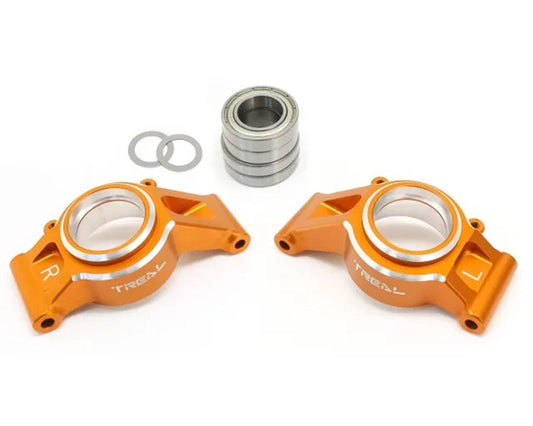 Treal Hobby 7075 Aluminum Rear Hub Set for Traxxas¨ X-Maxx¨ (Orange) (2) (TLHTXMAXX-39)