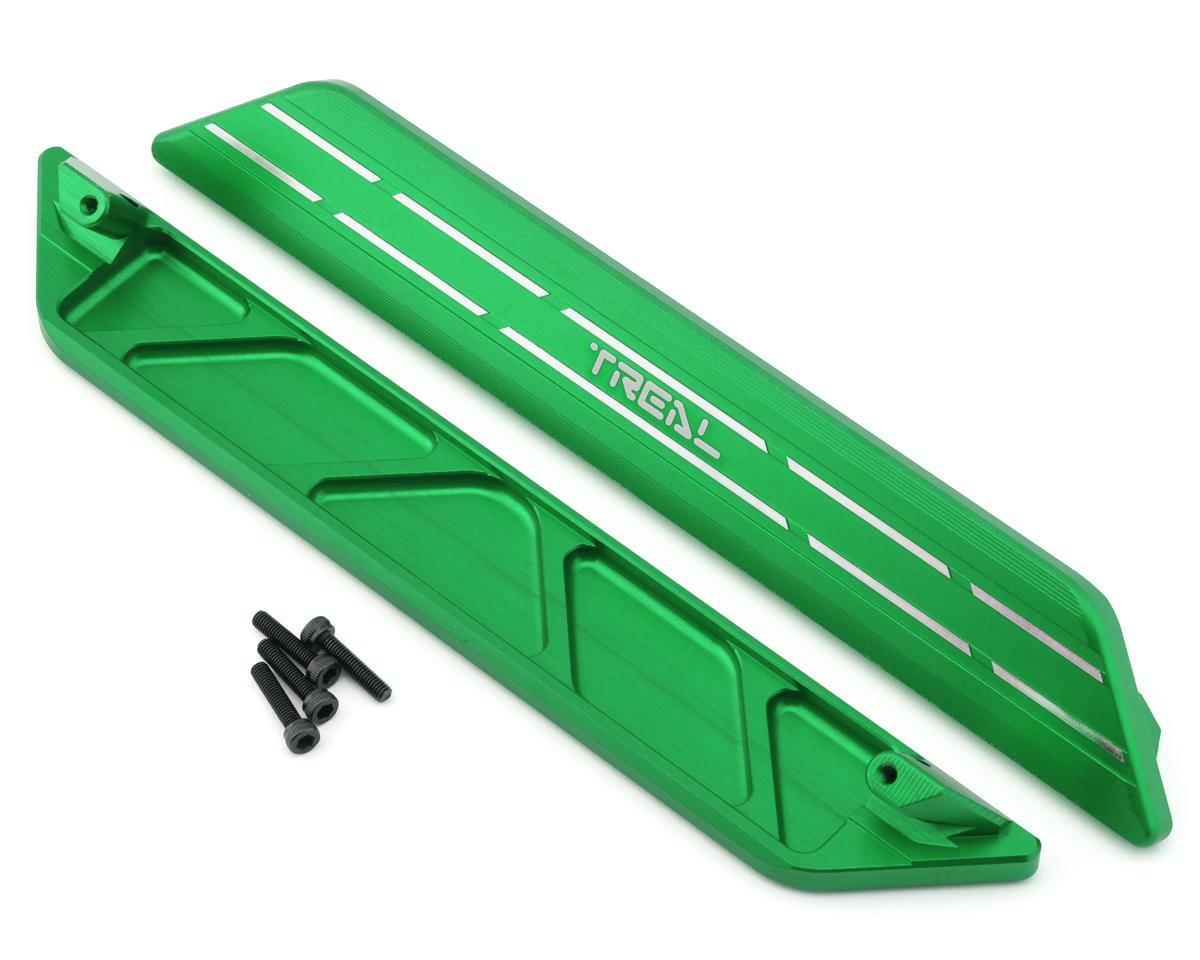 Treal Hobby Aluminum Side Rail Step Plates for Traxxas XRT (Green) (2) (TLHTXRT-13)