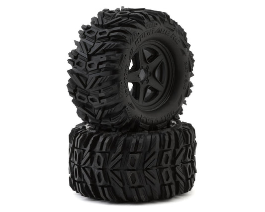 UpGrade RC Dirt Claw 2.8" Pre-Mounted All-Terrain Tires w/5-Star Wheels (2) (UPG-10000)