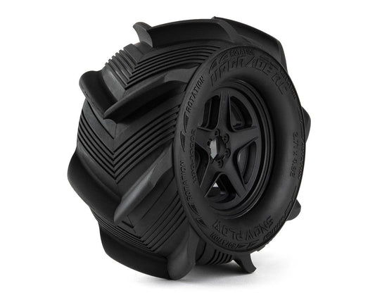 UpGrade RC Snow Plow 2.8" Pre-Mounted Sand/Snow Display Tire (1) (UPG-10002-SINGLE)