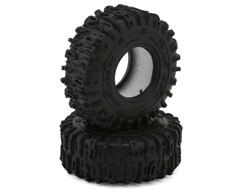 Upgrade RC - UpGrade RC Micro Razor Wire 1.0" Class 1 Razor-Inspired Rock Crawler Tires (2) (Super Soft) (57mm OD) (UPG-10017)