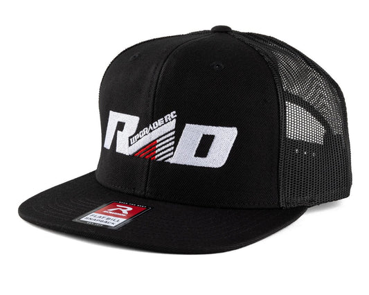 UpGrade RC RAD Flat Bill Trucker Hat (Black) (One Size Fits Most) (UPG-12002)