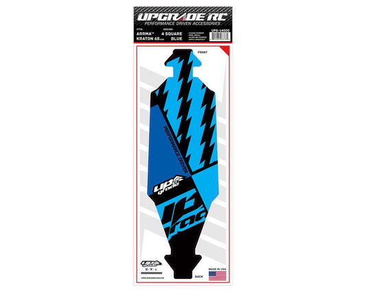 UpGrade RC Chassis Protector for Arrma¨ Kraton¨ 6S EXB (4 Square Blue) (1) (UPG-14000)