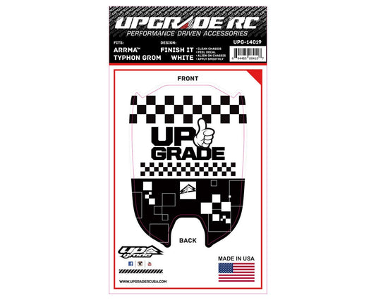 UpGrade RC Chassis Protector for Arrma¨ Typhonª Grom (Finish It White) (1) (UPG-14019)