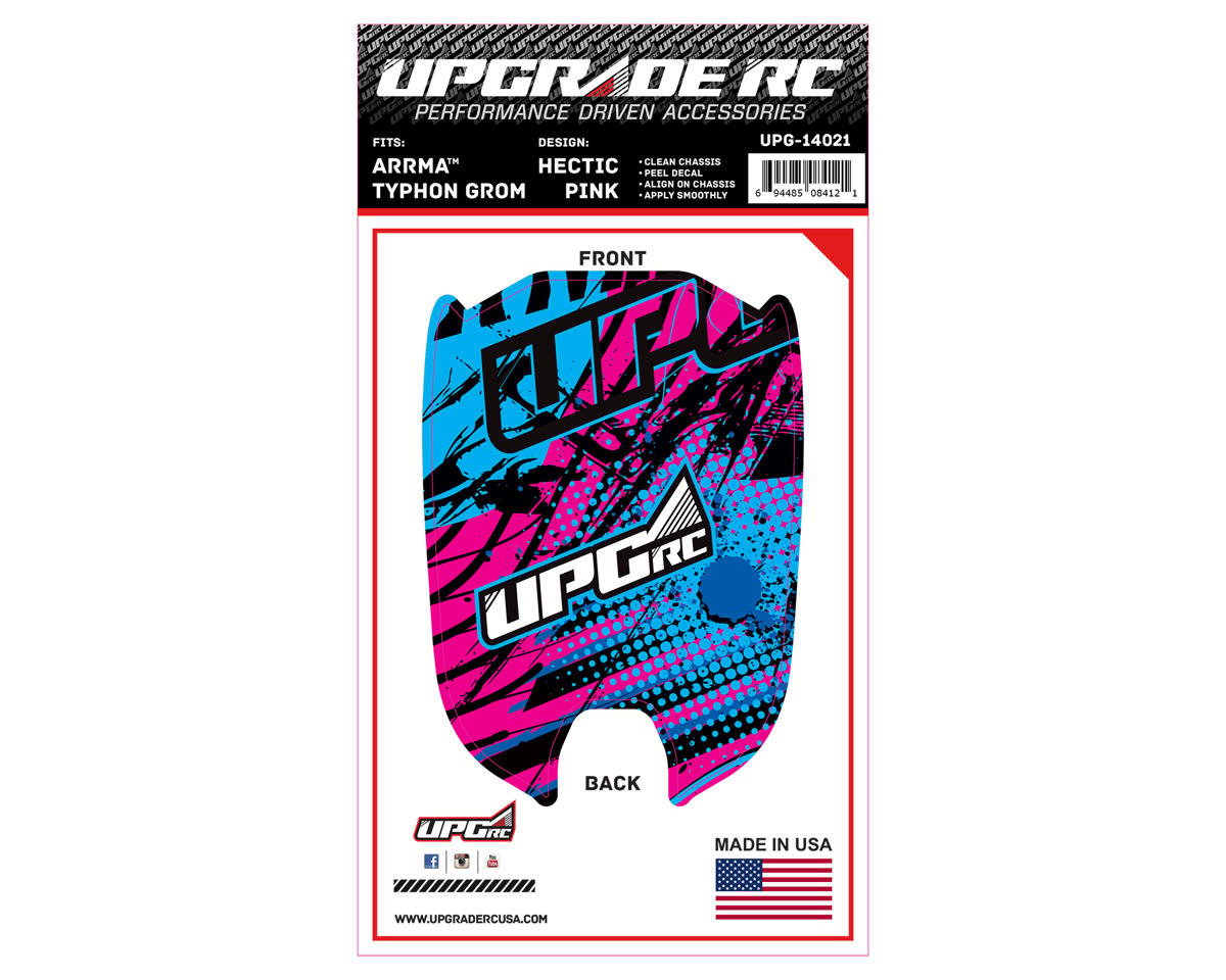 UpGrade RC Chassis Protector for Arrma¨ Typhonª Grom (Hectic Pink) (1) (UPG-14021)