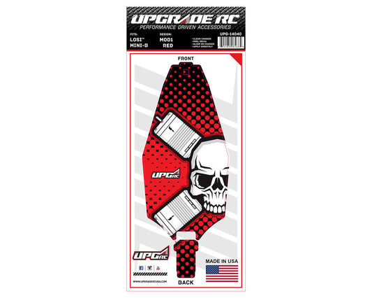 UpGrade RC Chassis Protector for Losi¨ Mini-Bª (Mod 1 Red) (1) (UPG-14040)