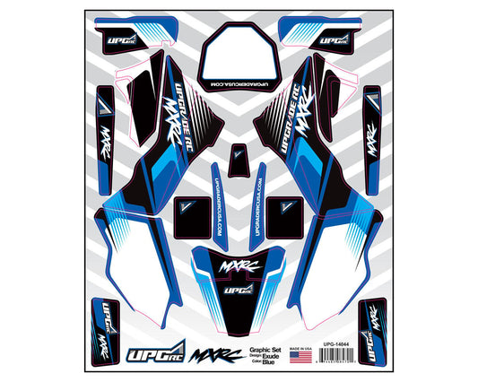 UpGrade RC Graphic Set for Losi¨ Promotoª MX (Exude) (Blue) (UPG-14044)