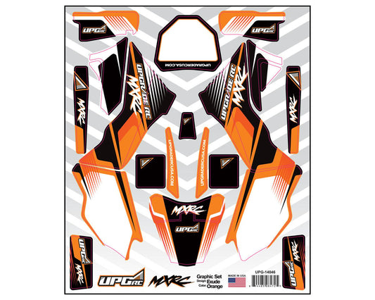 UpGrade RC Graphic Set for Losi¨ Promotoª MX (Exude) (Orange) (UPG-14046)