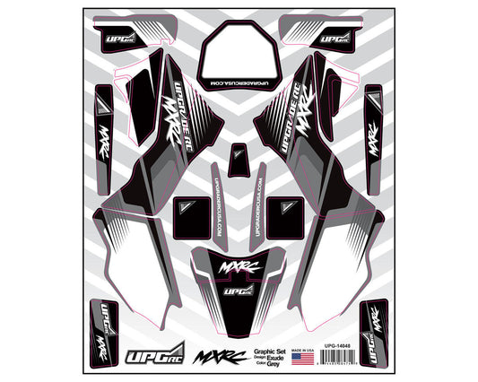 UpGrade RC Graphic Set for Losi¨ Promotoª MX (Exude) (Grey) (UPG-14048)