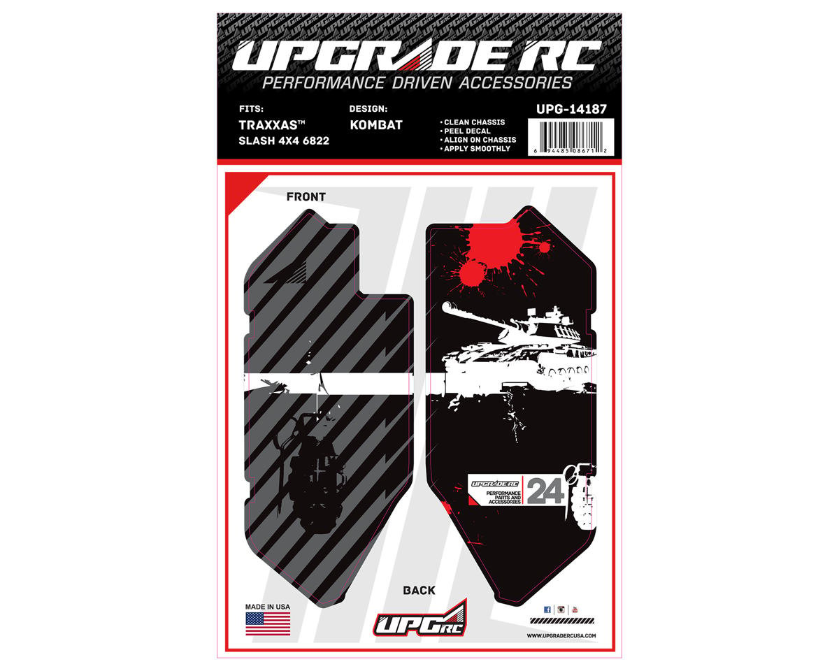 UpGrade RC Chassis Protector for Traxxas¨ Slash¨ 4x4 (Kombat) (1) (UPG-14187)