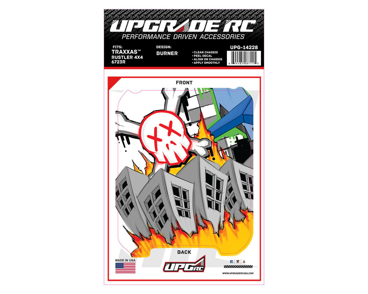 UpGrade RC Chassis Protector for Traxxas¨ Rustler¨ 4x4 (Burner) (1) (UPG-14228)