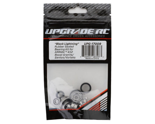 UpGrade RC "Black Lightning" Rubber Sealed Bearing Kit for Arrma¨ 4x2 Boost (UPG-17009)