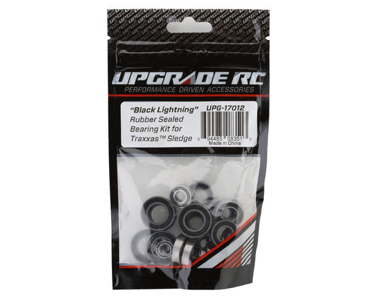 UpGrade RC "Black Lightning" Rubber Sealed Bearing Kit for Traxxas¨ Sledge¨ (UPG-17012)