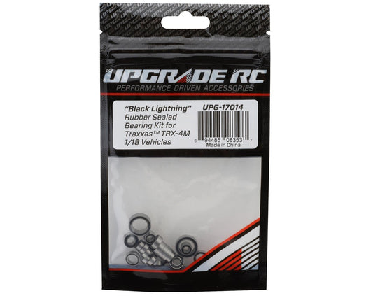 UpGrade RC "Black Lightning" Rubber Sealed Bearing Kit for Traxxas¨ TRX-4Mª (UPG-17014)