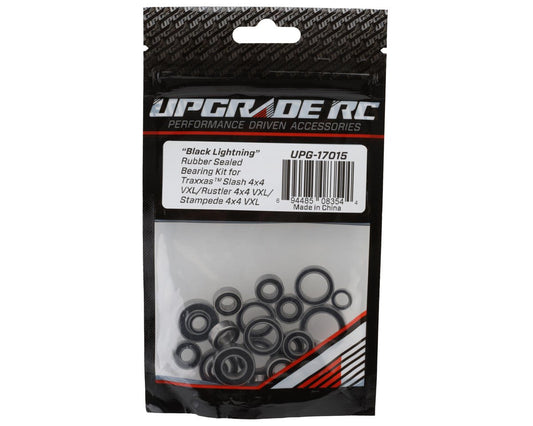 UpGrade RC "Black Lightning" Rubber Sealed Bearing Kit for Traxxas¨ 4x4 VXL (UPG-17015)