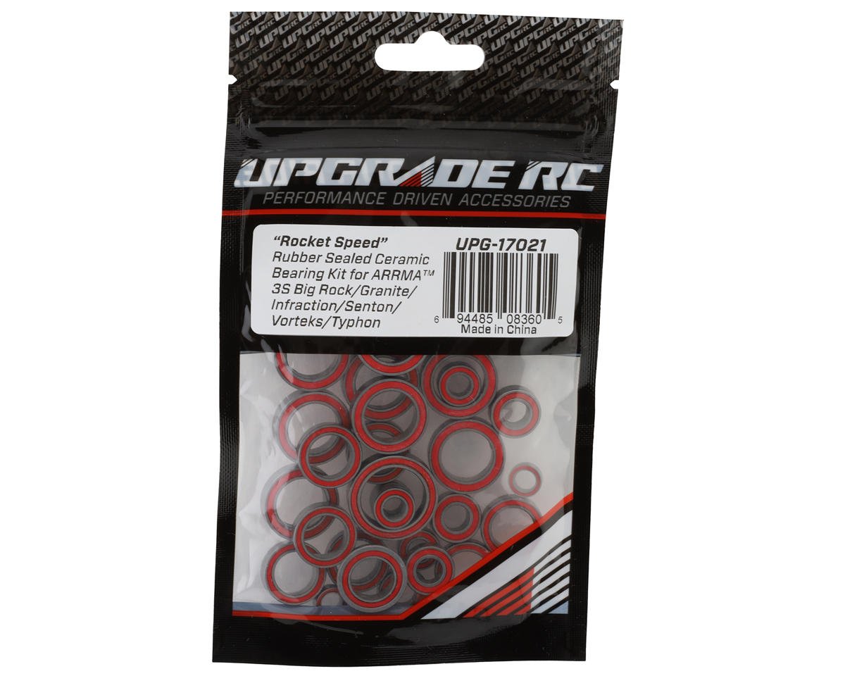 UpGrade RC "Rocket Speed" Rubber Sealed Ceramic Bearing Kit for Arrma¨ 3S (UPG-17021)