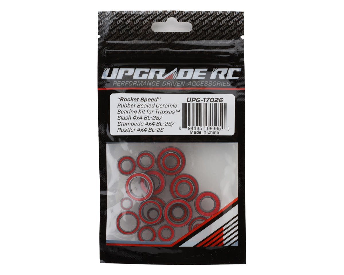 UpGrade RC "Rocket Speed" Rubber Sealed Ceramic Bearing Kit for Traxxas¨ BL-2S (UPG-17026)