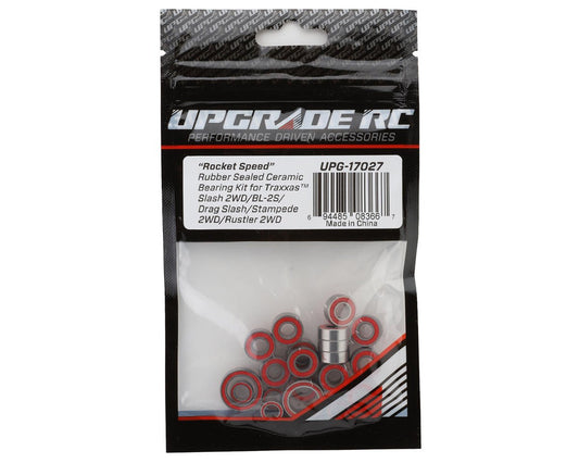 UpGrade RC "Rocket Speed" Rubber Sealed Ceramic Bearing Kit for Traxxas¨ BL-2S (UPG-17027)