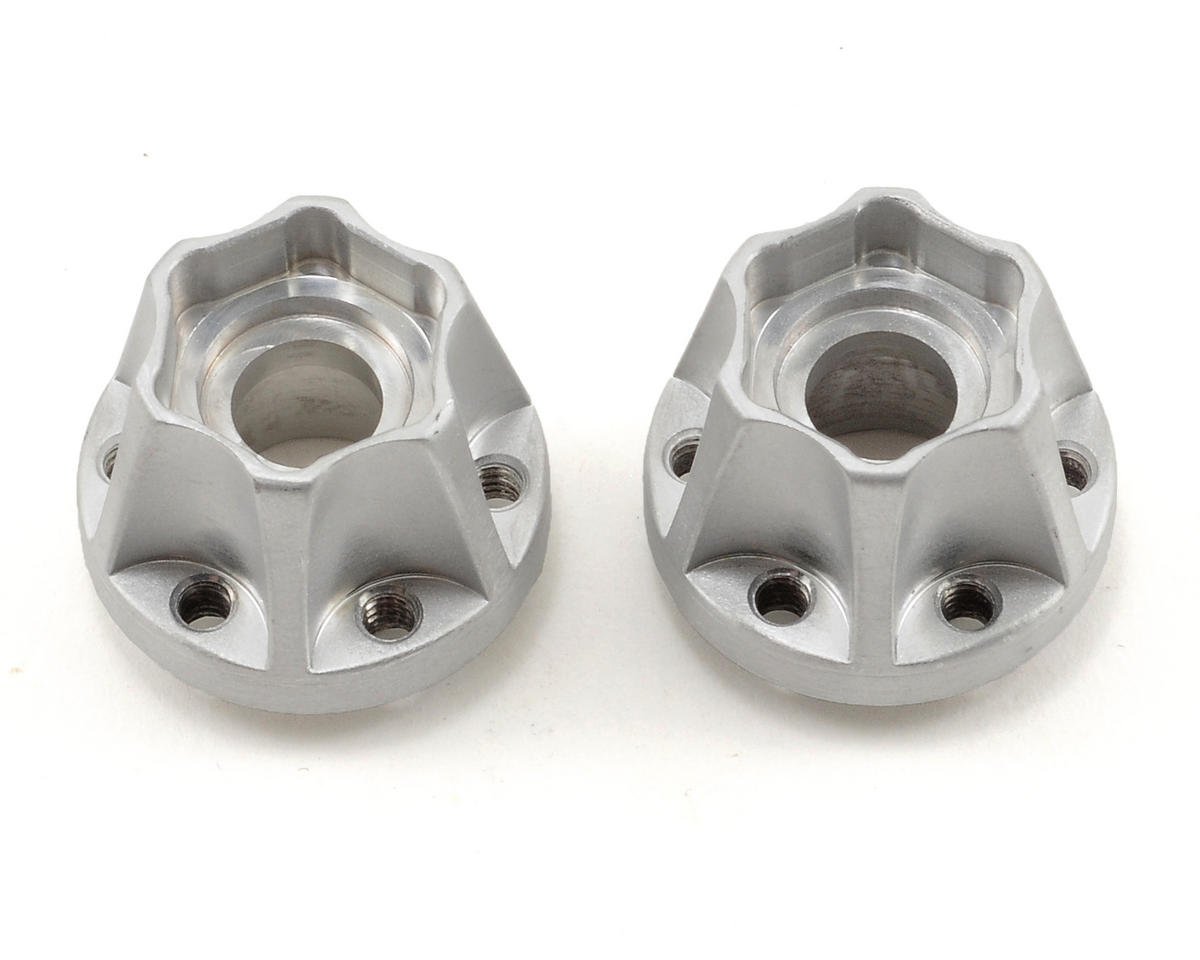 Vanquish Products SLW 600 Hex Hub Set (Silver) (2) (0.600" Width) (VPS01039)