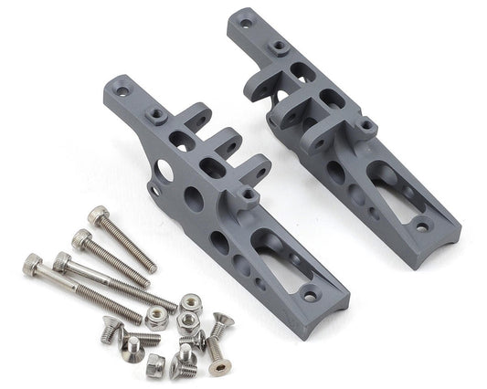 Vanquish Products Wraith/Yeti Aluminum HD Axle Truss Set (Gray) (VPS04313)