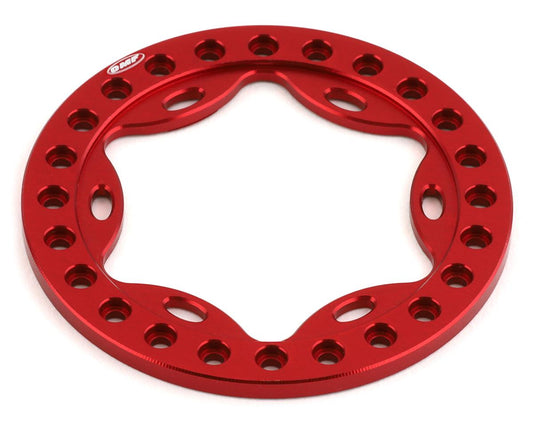 Vanquish Products OMF 1.9" Scallop Beadlock Ring (Red) (VPS05123)