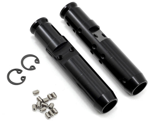 Vanquish Products "Currie Rockjock" SCX10 Rear Tubes (Black) (VPS06672)