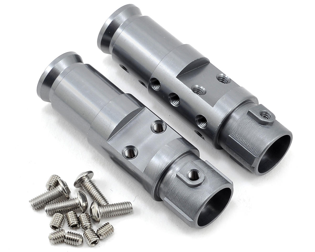 Vanquish Products "Currie Rockjock" SCX10 Front Tubes (Grey) (VPS06673)