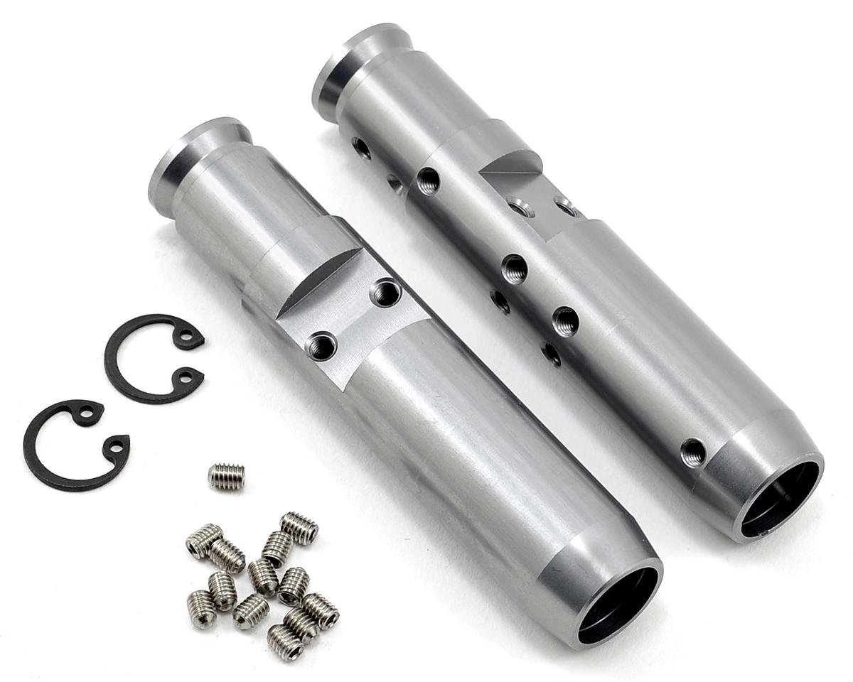 Vanquish Products "Currie Rockjock" SCX10 Rear Tubes (Grey) (VPS06674)