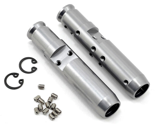 Vanquish Products "Currie Rockjock" SCX10 Rear Tubes (Grey) (VPS06674)
