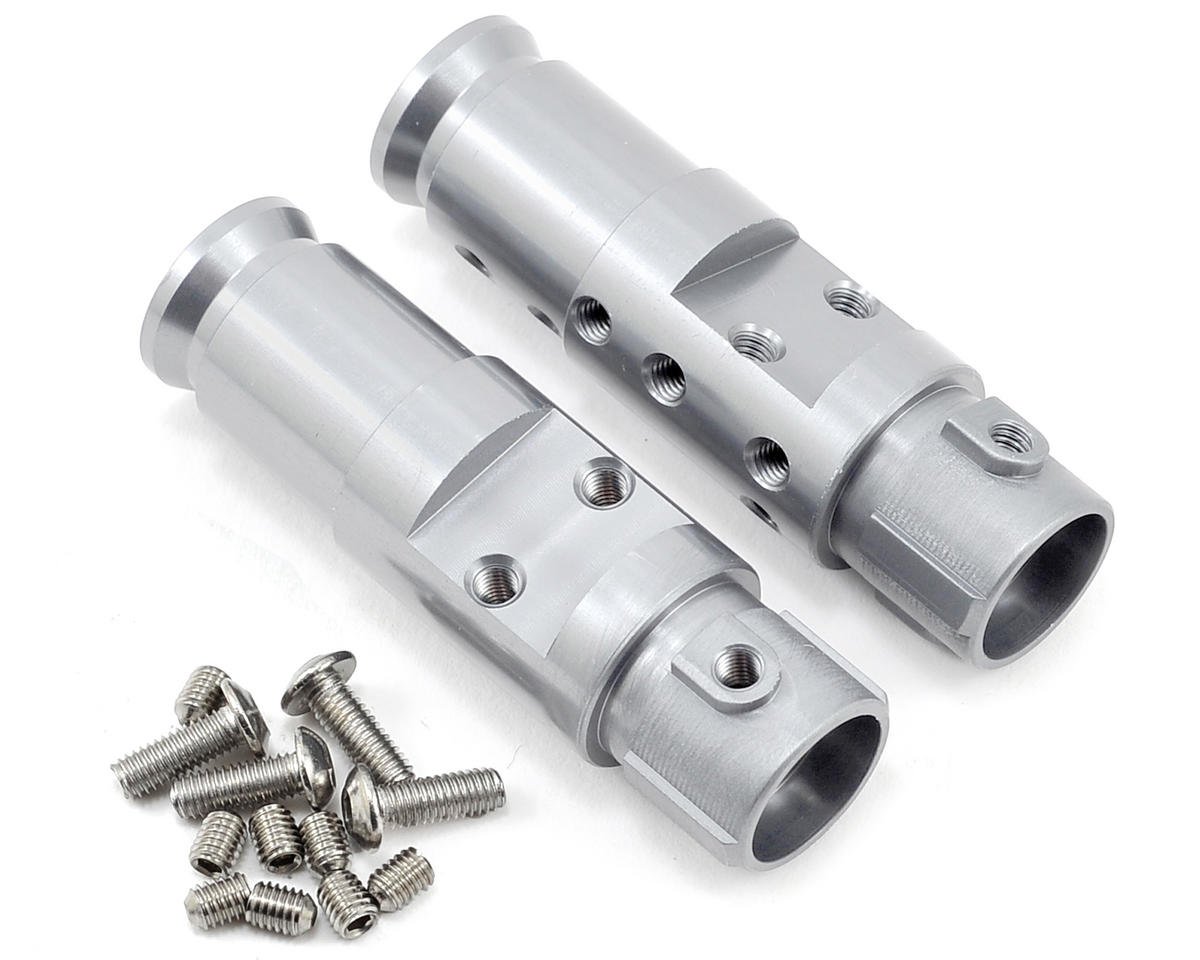 Vanquish Products "Currie Rockjock" SCX10 Front Tubes (Silver) (VPS06675)