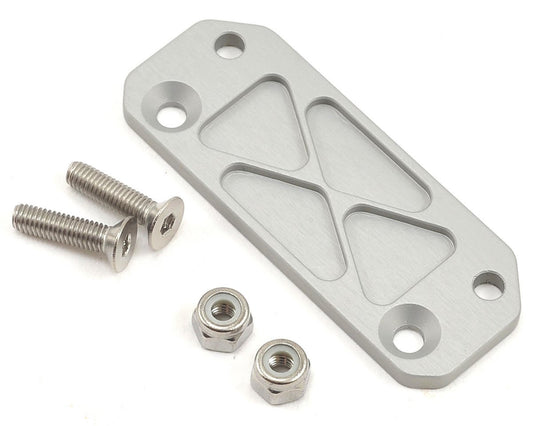 Vanquish Products SCX10 Receiver Box Mount for Traxxas Receiver Box (Silver) (VPS07521)