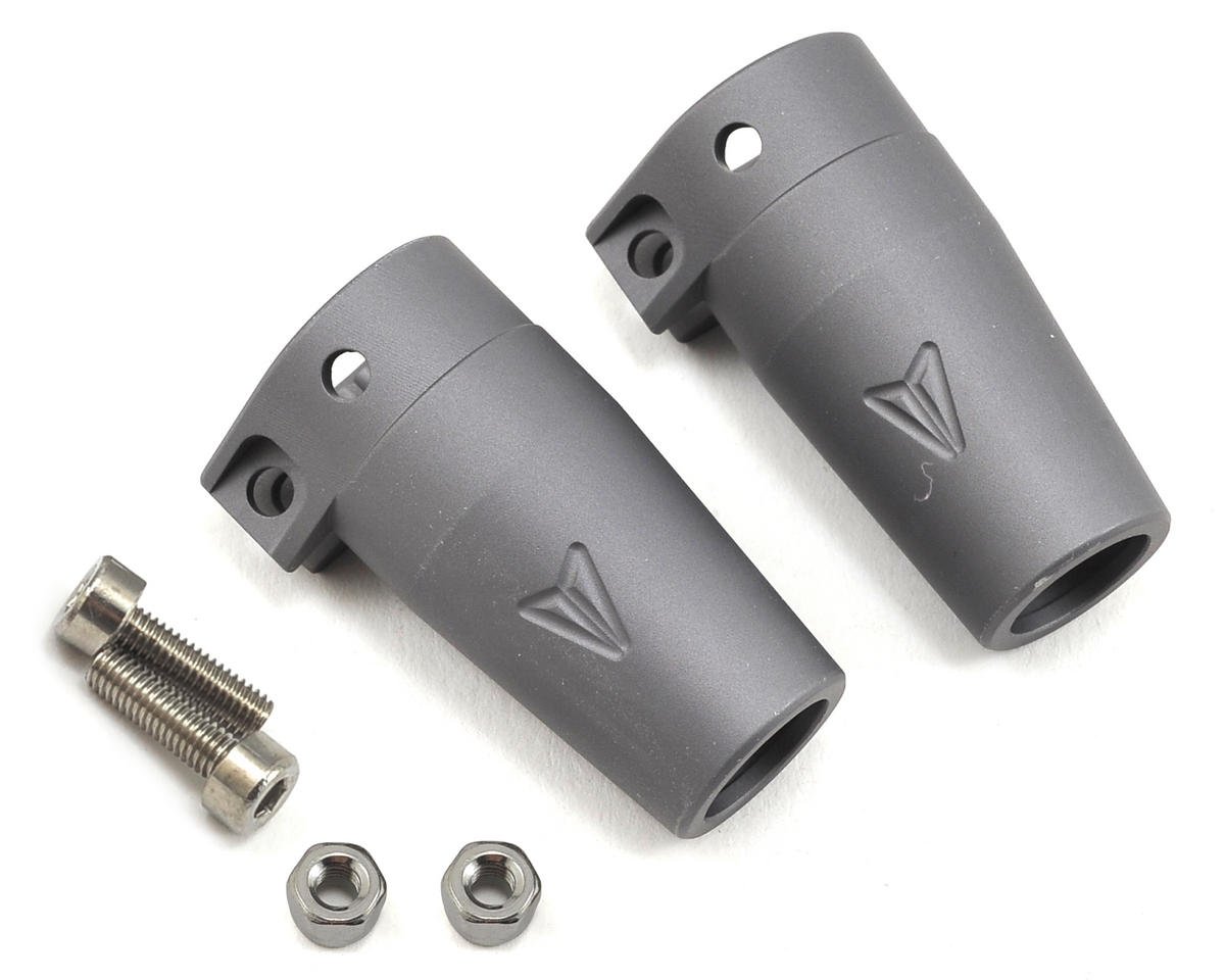 Vanquish Products Axial Wraith/Yeti Clamping Lockouts (2) (Grey) (VPS07672)