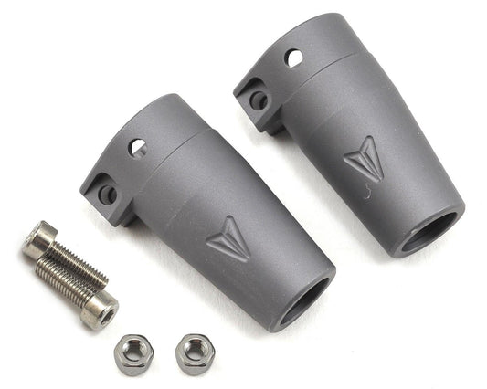 Vanquish Products Axial Wraith/Yeti Clamping Lockouts (2) (Grey) (VPS07672)