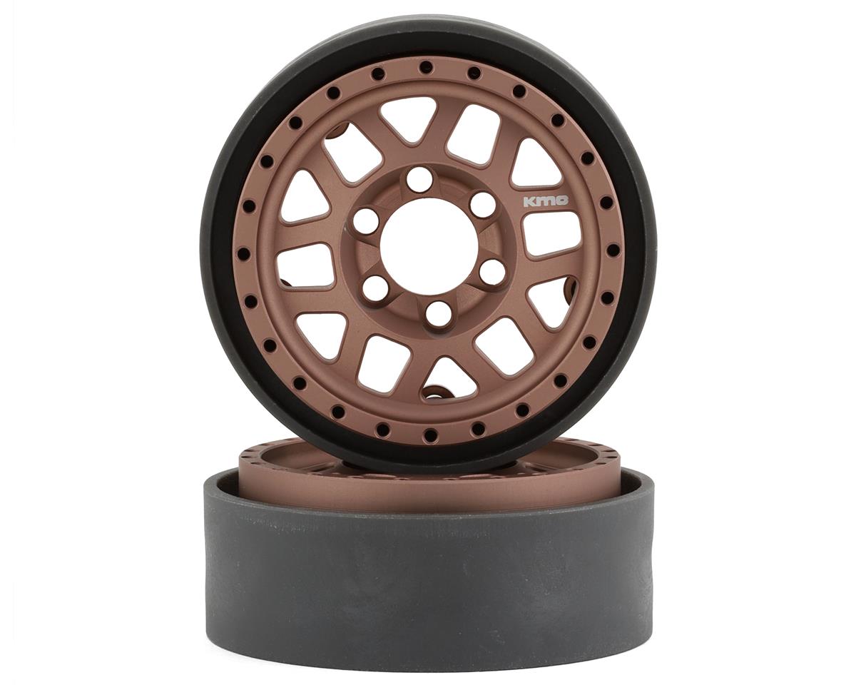 Vanquish Products KMC XD229 Machete V2 1.9" Beadlock Crawler Wheels (Bronze) (2) (VPS07746)
