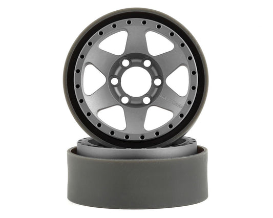 Vanquish Products Method MR310 1.9" Beadlock Crawler Wheels (Silver/Black) (2) (VPS07764)