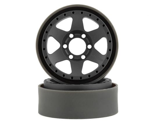 Vanquish Products Method MR310 1.9" Beadlock Crawler Wheels (Grey) (2) (VPS07765)