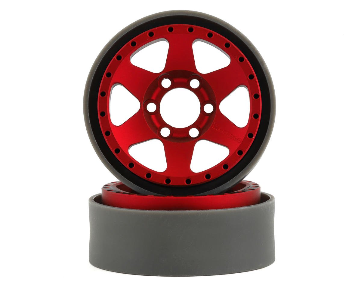 Vanquish Products Method MR310 1.9" Beadlock Crawler Wheels (Red) (2) (VPS07766)