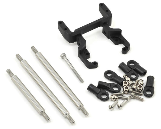 Vanquish Products Currie F9 SCX10 II Servo Mount (Black) (VPS07856)